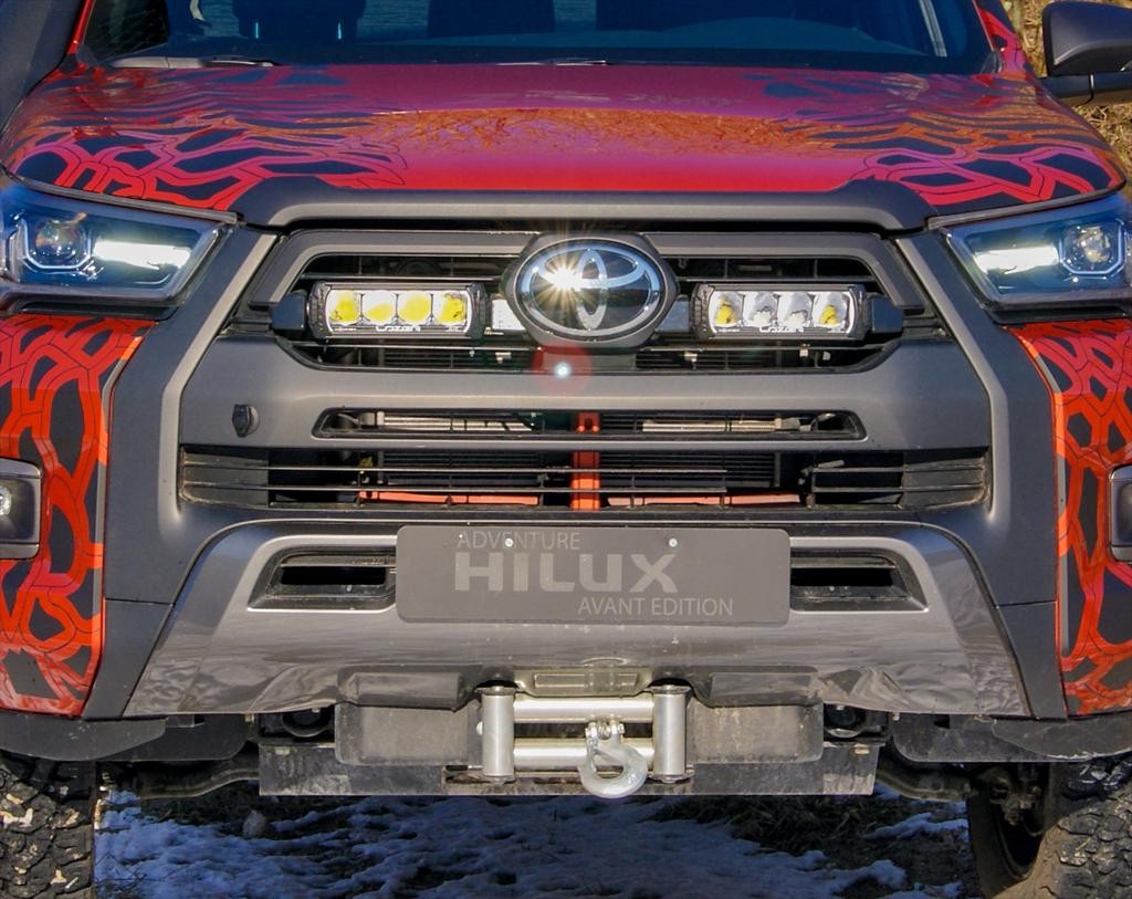 LAZER LAMPS Radiator Grille Kit TOYOTA Hilux Invincible X (2021+) Triple-R 750 WIDE