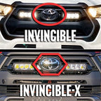 LAZER LAMPS Radiator Grille Kit TOYOTA Hilux Invincible X (2021+) Triple-R 750 WIDE