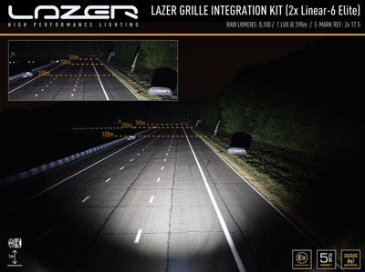 LAZER LAMPS Kühlergrill-Kit Dodge RAM 1500 DT Limited 2019-2023 Linear 6