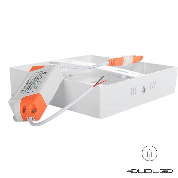 LED Aufbauleuchte eckig weiss 6W 390Lm 120x120mm