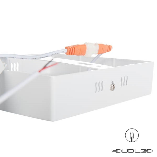 LED Aufbauleuchte eckig weiss 6W 390Lm 120x120mm