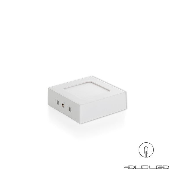 LED Aufbauleuchte eckig weiss 6W 390Lm 120x120mm