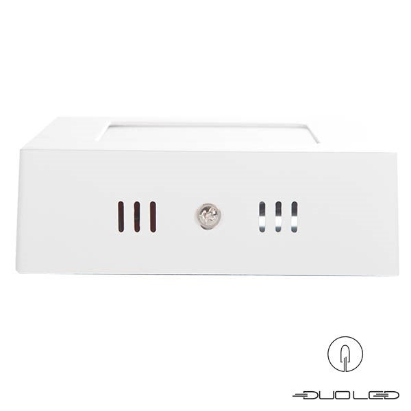 LED Aufbauleuchte eckig weiss 6W 390Lm 120x120mm