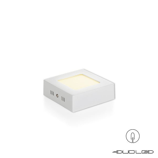 LED Aufbauleuchte eckig weiss 6W 390Lm 120x120mm