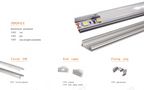 Alu Profil 1707 für LED strip 2m Set