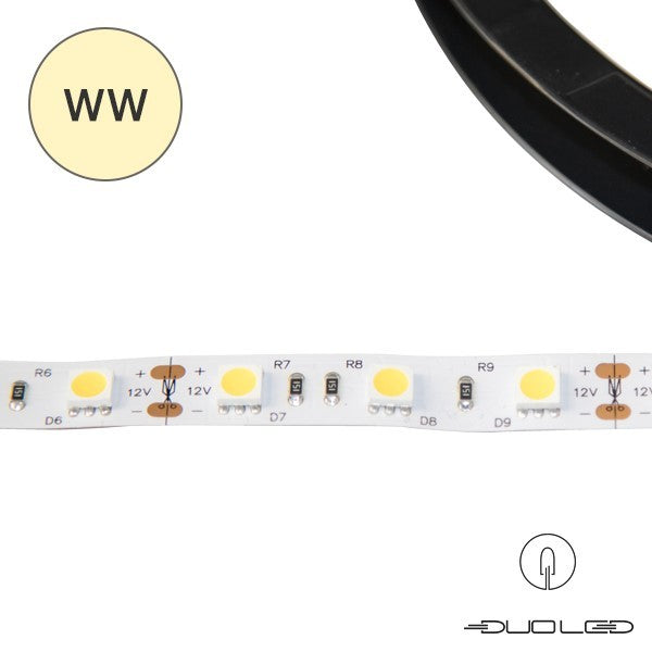 LED-strip SMD5050 12V 14,4W/m K3000 IP20 60LED/m