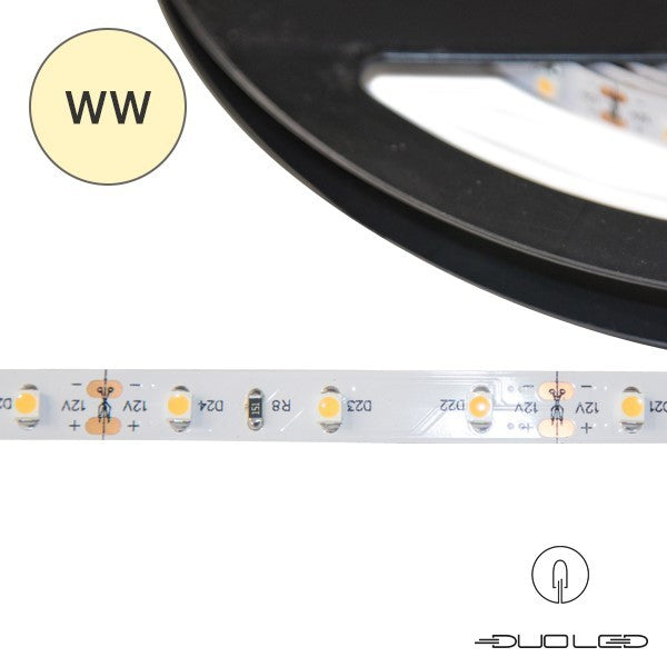 LED-strip SMD3528 12V 9,6W/m K3000 IP20 120LED/m