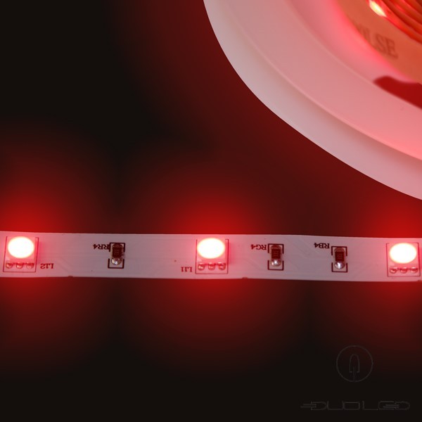 LED-strip SMD5050 12V 7,2W/m rood IP20 30LED/m