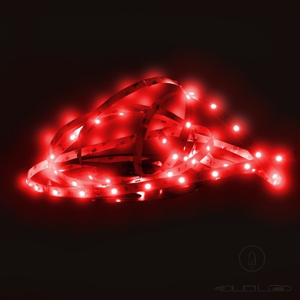 LED-strip SMD5050 12V 7,2W/m rood IP20 30LED/m