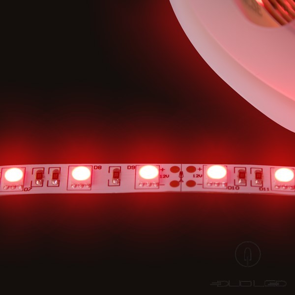 LED-strip SMD5050 12V 14,4W/m rood IP20 60LED/m