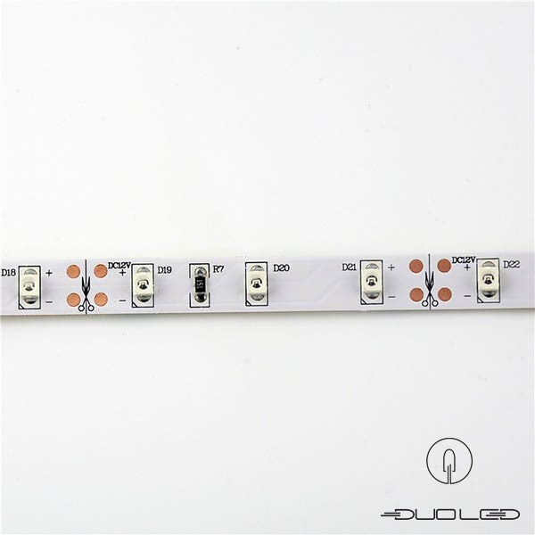 LED-strip SMD3528 12V 4,8W/m rood IP65 60LED/m