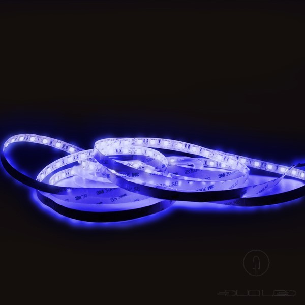 LED-strip SMD5050 12V 14,4W/m blauw IP65 60LED/m