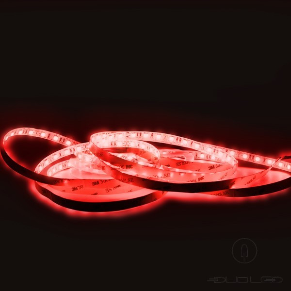 LED-strip SMD5050 12V 14,4W/m rood IP65 60LED/m