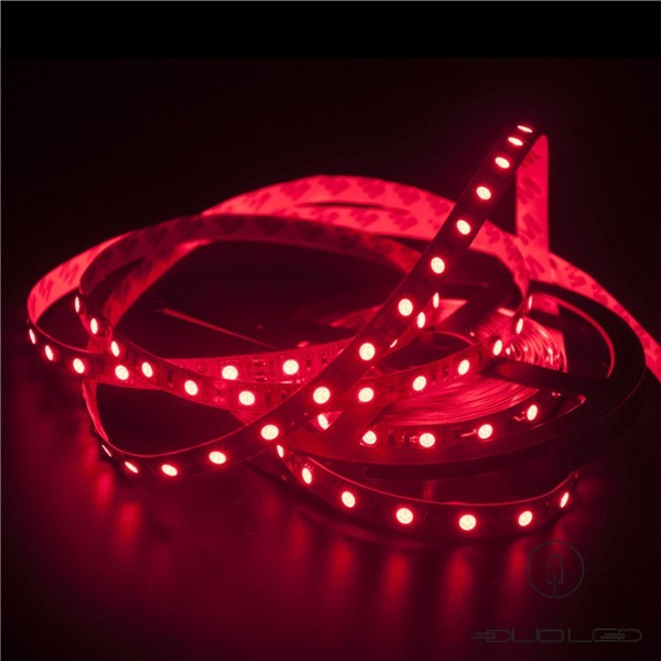 LED-strip SMD5050 12V 14,4W/m rood IP65 60LED/m
