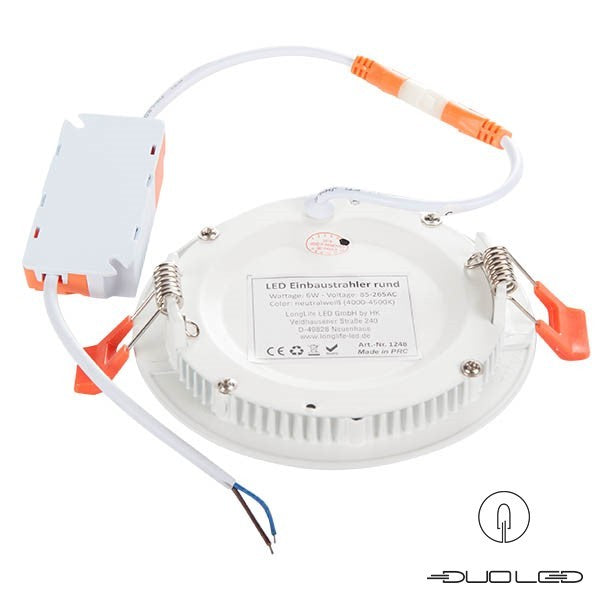 LED Strahler Ф120mm 6W 450Lm K3000-4000-6000