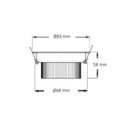 LED Spot Ф83mm 3W K3000-4000-6000 weiß