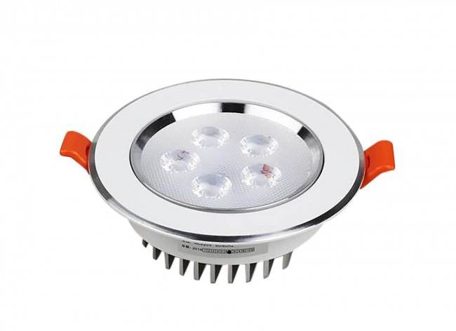 LED spot Ф109mm 5W K3000-4000 silver