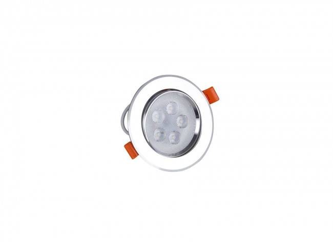 LED Spot Ф109mm 5W K3000-4000 silber