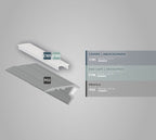 Aluminum stair profile PO2 for LED strip