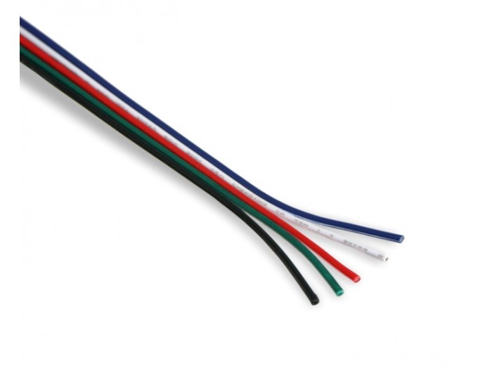 RGBW cable, 5-core