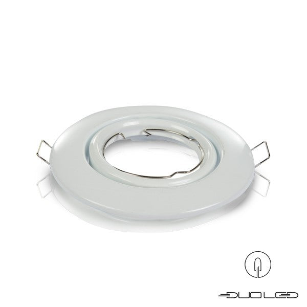 Einbaurahmen Basic Weiss rund starr Ø80mm