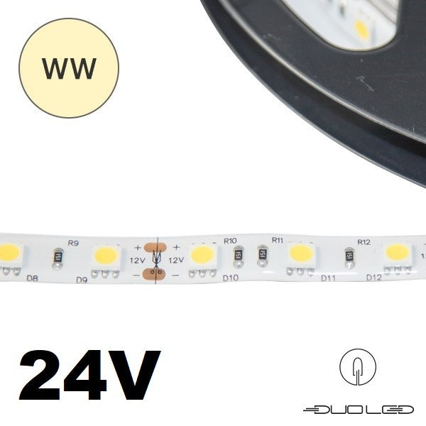 LED Strip SMD5050 24V 14.4W/m K3000 IP65 60LED/m