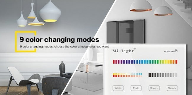 Wandschalter 2.4GHz für RGB CCT Beleuchtung 4-Kanal
