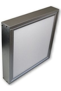 Aufbaurahmen 30x30cm silber