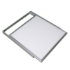 Aufbaurahmen 30x30cm silber