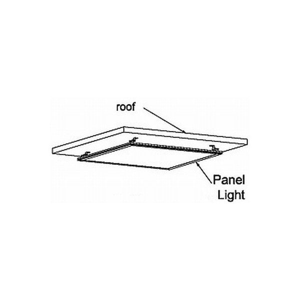 Z-Halterset für LED Panel 4 Punkt