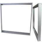 Aufbaurahmen 60x60cm silber