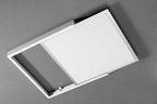 Mounting frame 62x62cm silver 