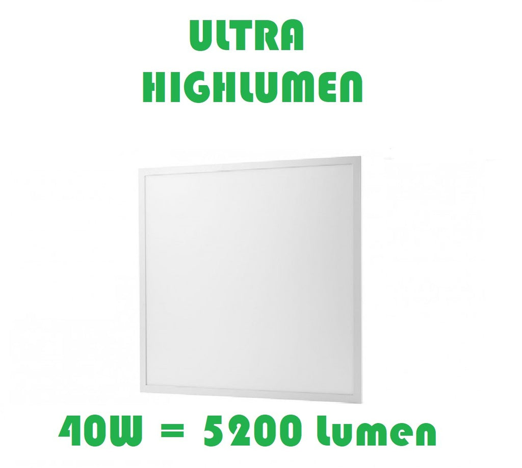 LED Panel EPISTAR 62x62cm 40W ULTRA-Highlumen Weiß