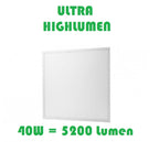 LED Panel EPISTAR 62x62cm 40W ULTRA-Highlumen Weiß