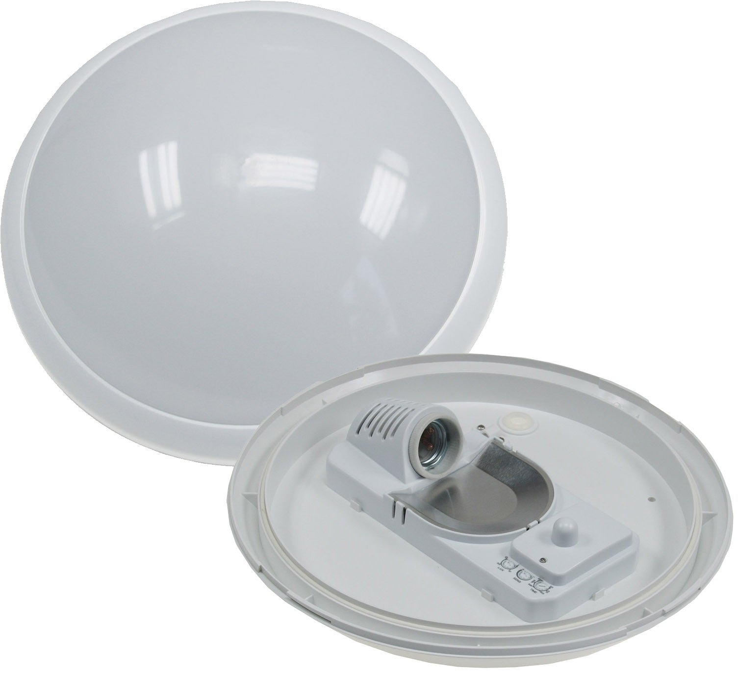 LED Wand/Deckenleuchte IP44 für E27  HF-Bewegungsmelder