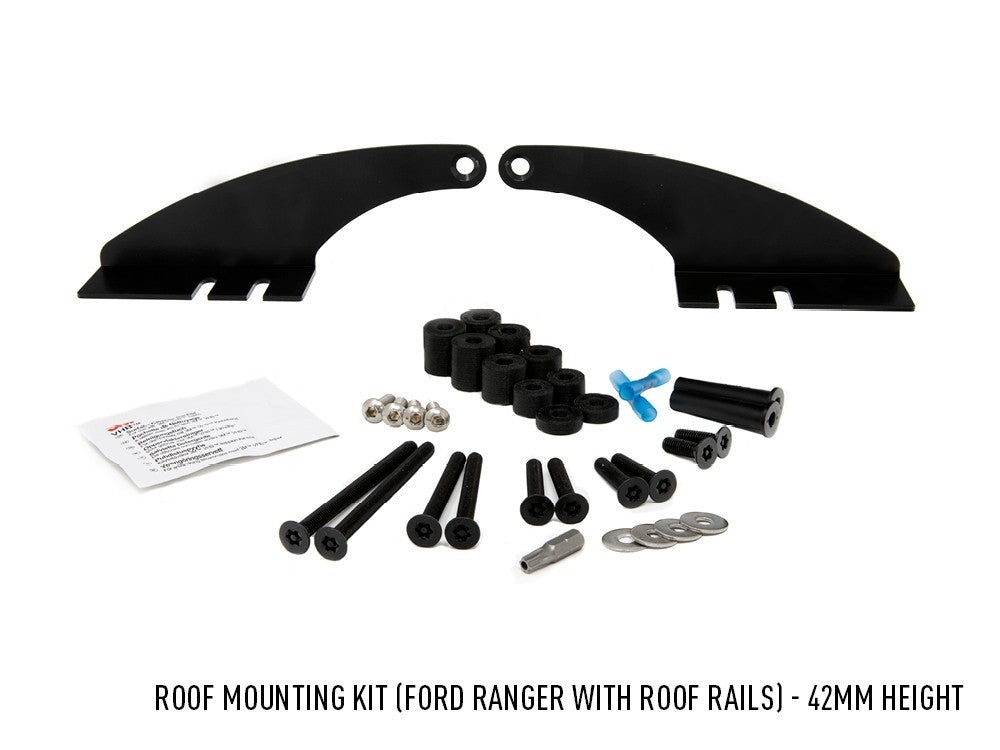 LAZER LAMPS Roof Rail Mounting Kit FORD RANGER (2015+/Raptor) Linear36 double E