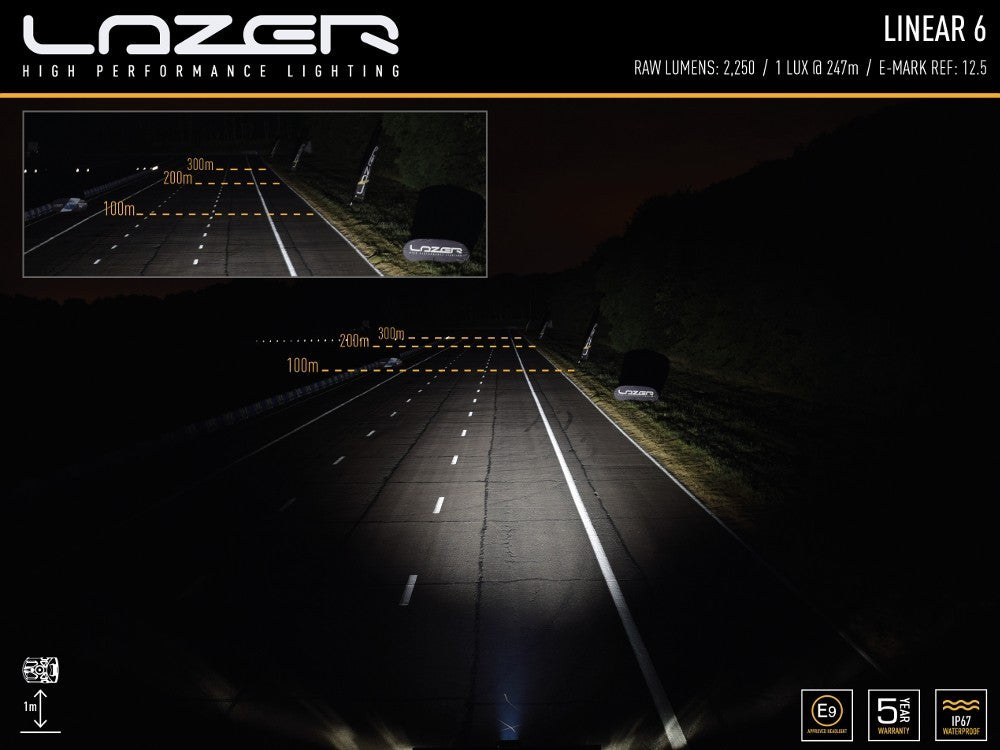 LAZER LAMPS Linear 6 Std