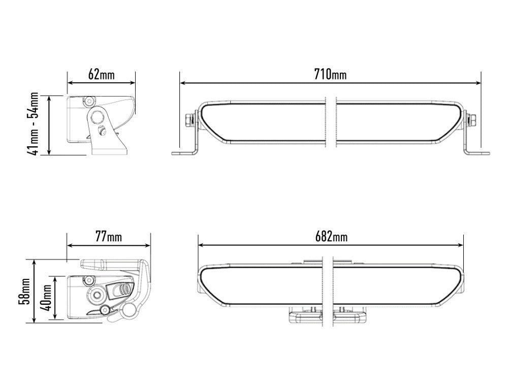 LAZER LAMPS Linear 24 flood