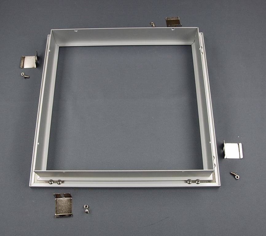 Mounting frame 30x120cm silver 
