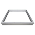 Einbaurahmen 30x120cm silber