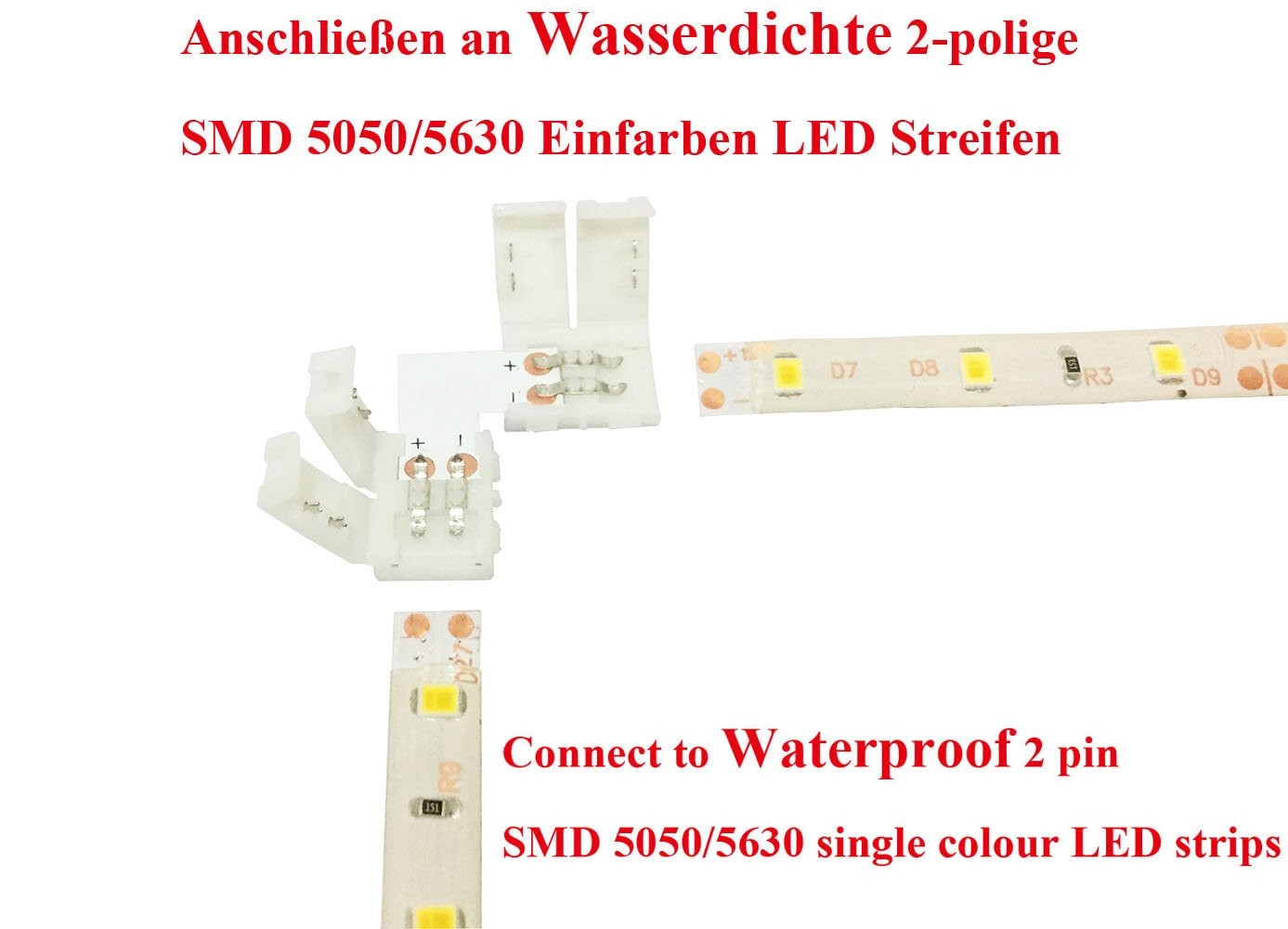 LED Strip Winkelverbinder 4polig 10mm