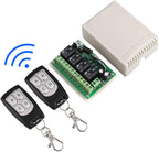 DUOLED Funkrelais 4 Kanal 12V mit Fernbedienung