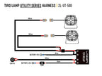 LAZER LAMPS Kabelsatz Doppel-Schalter Utility Serie