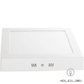 LED surface-mounted light, square, white, 18W, 1350lm, 225x225mm