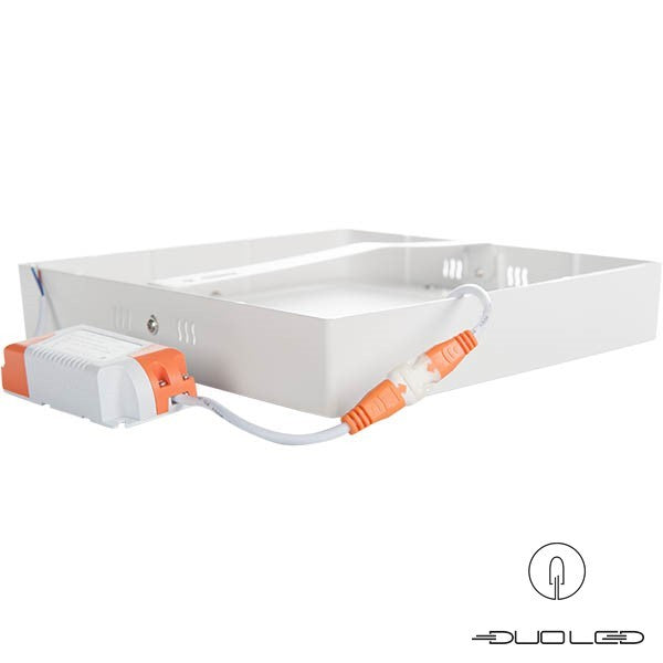 LED Aufbauleuchte eckig weiss 18W 1350Lm 225x225mm