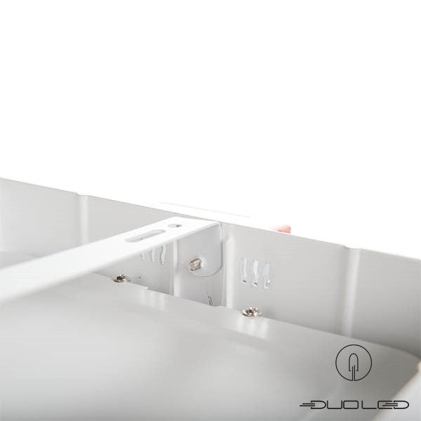 LED surface-mounted light, square, white, 18W, 1350lm, 225x225mm