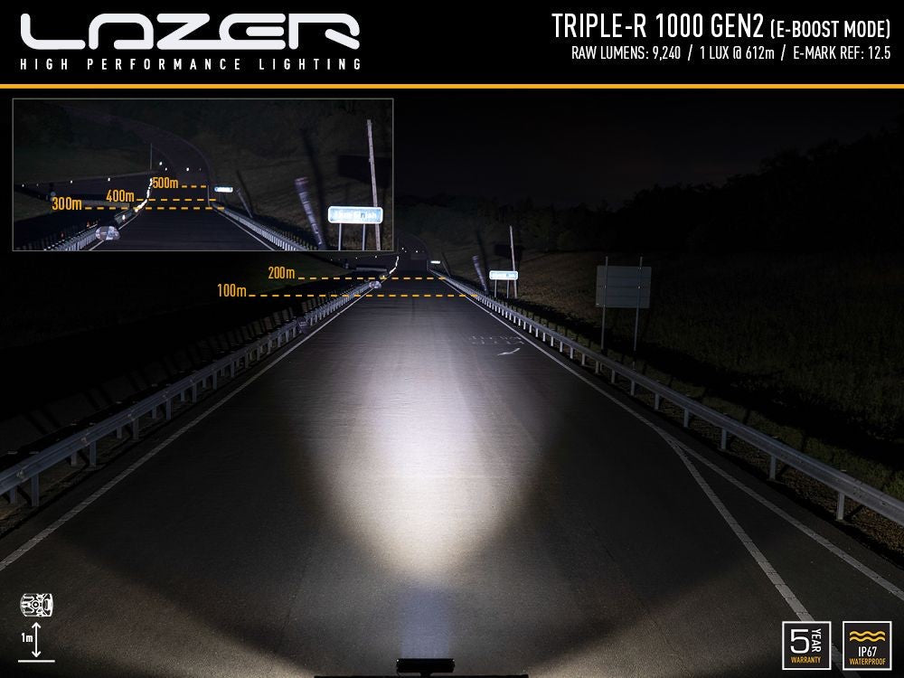 LAZER LAMPS Triple-R 1000 Gen2. STD with flash function