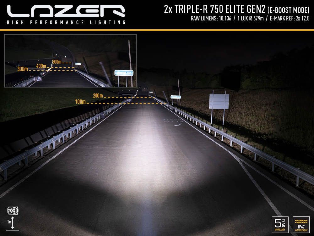 LAZER LAMPS radiator grille kit VW T6.1 (2019+) Triple-R 750 Gen2 Elite