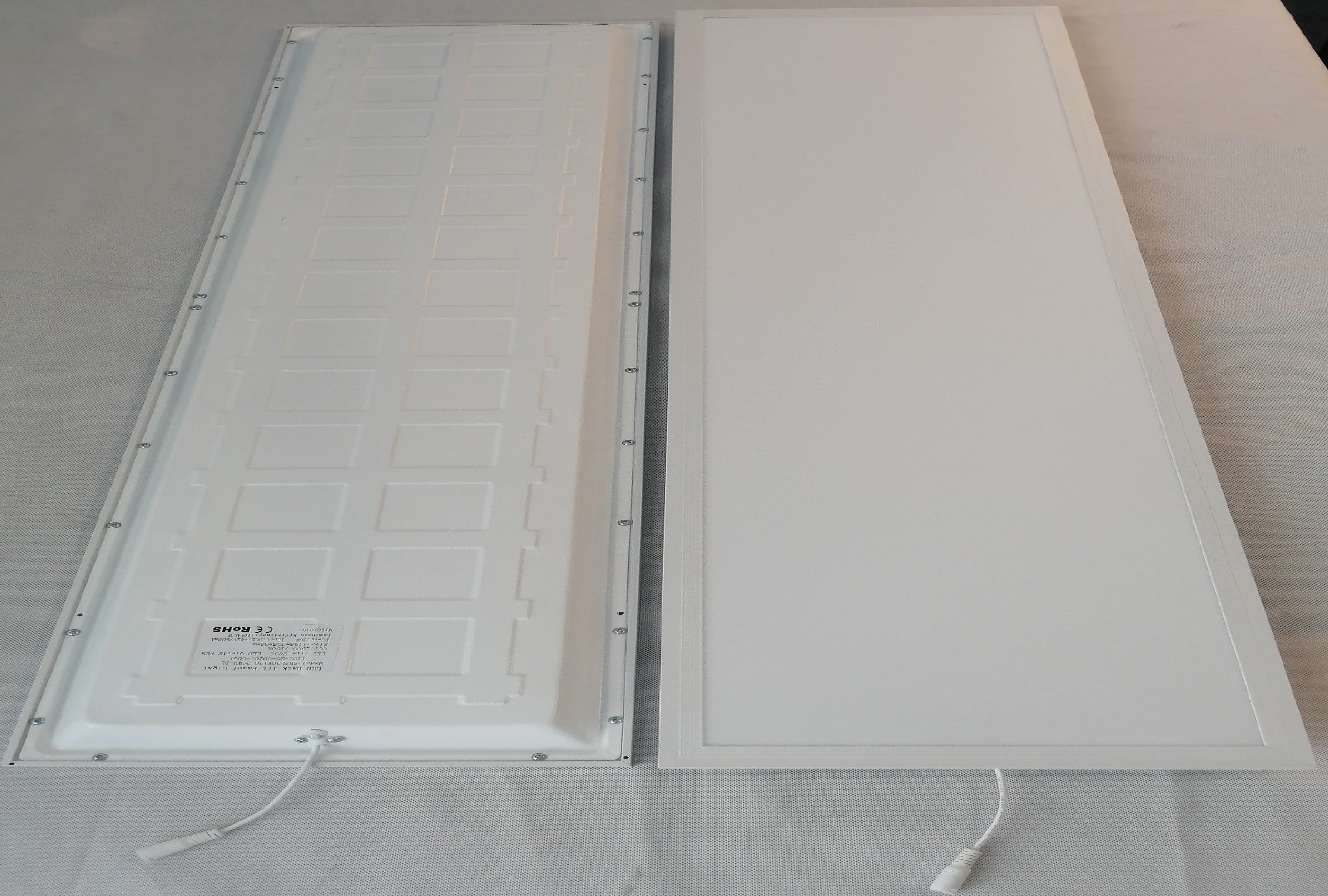 LED Panel backlite 60x120cm 60W K4000 weißer Rahmen 6er Pack