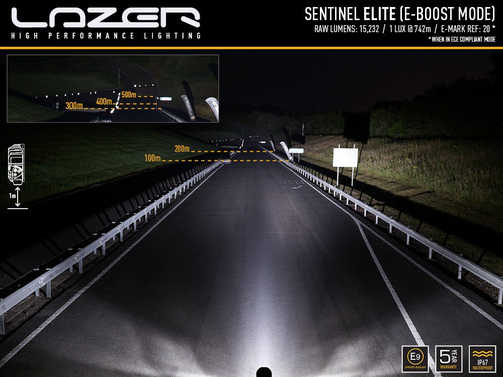 Laserlampen Sentinel Elite wit